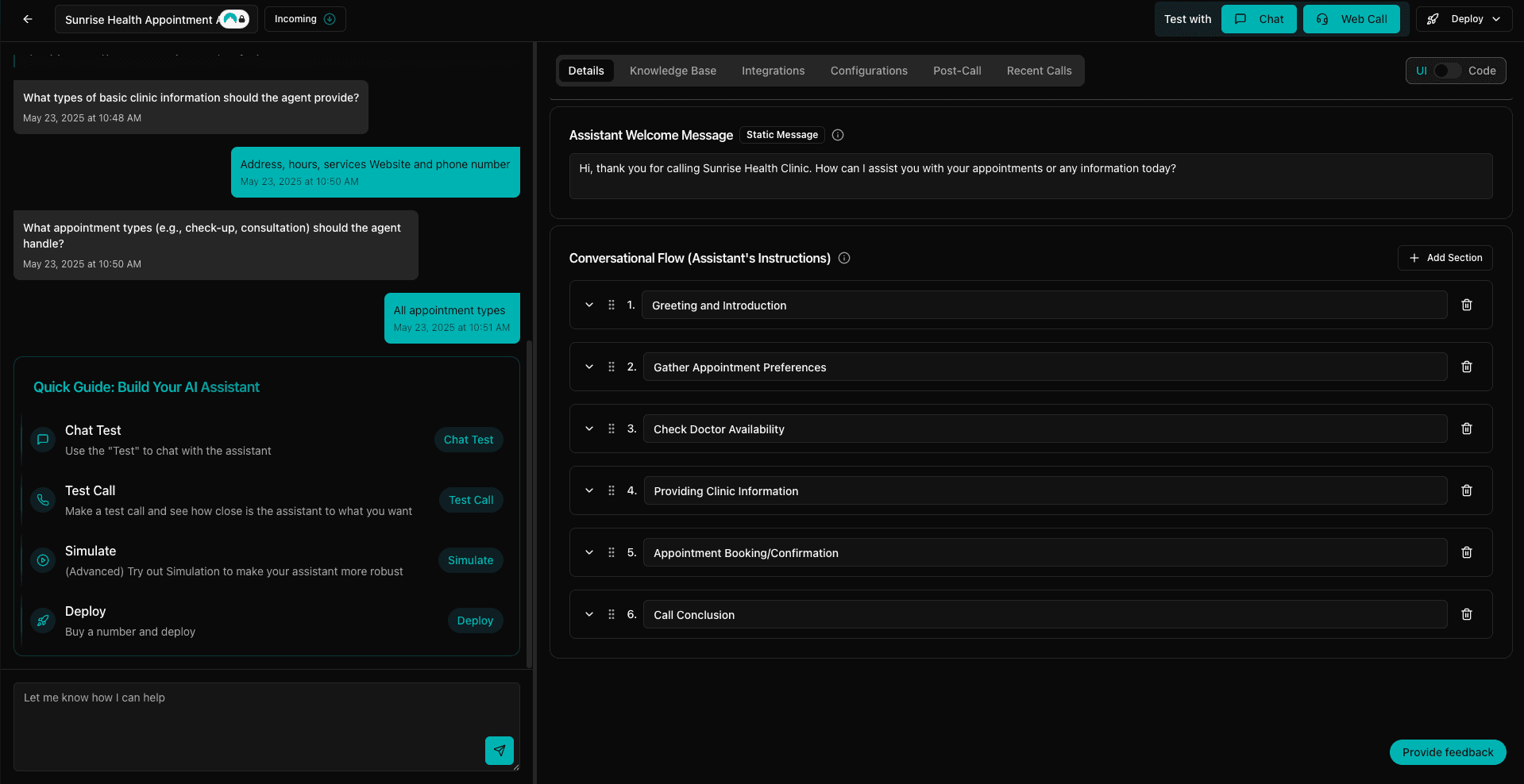Automatic agent creation