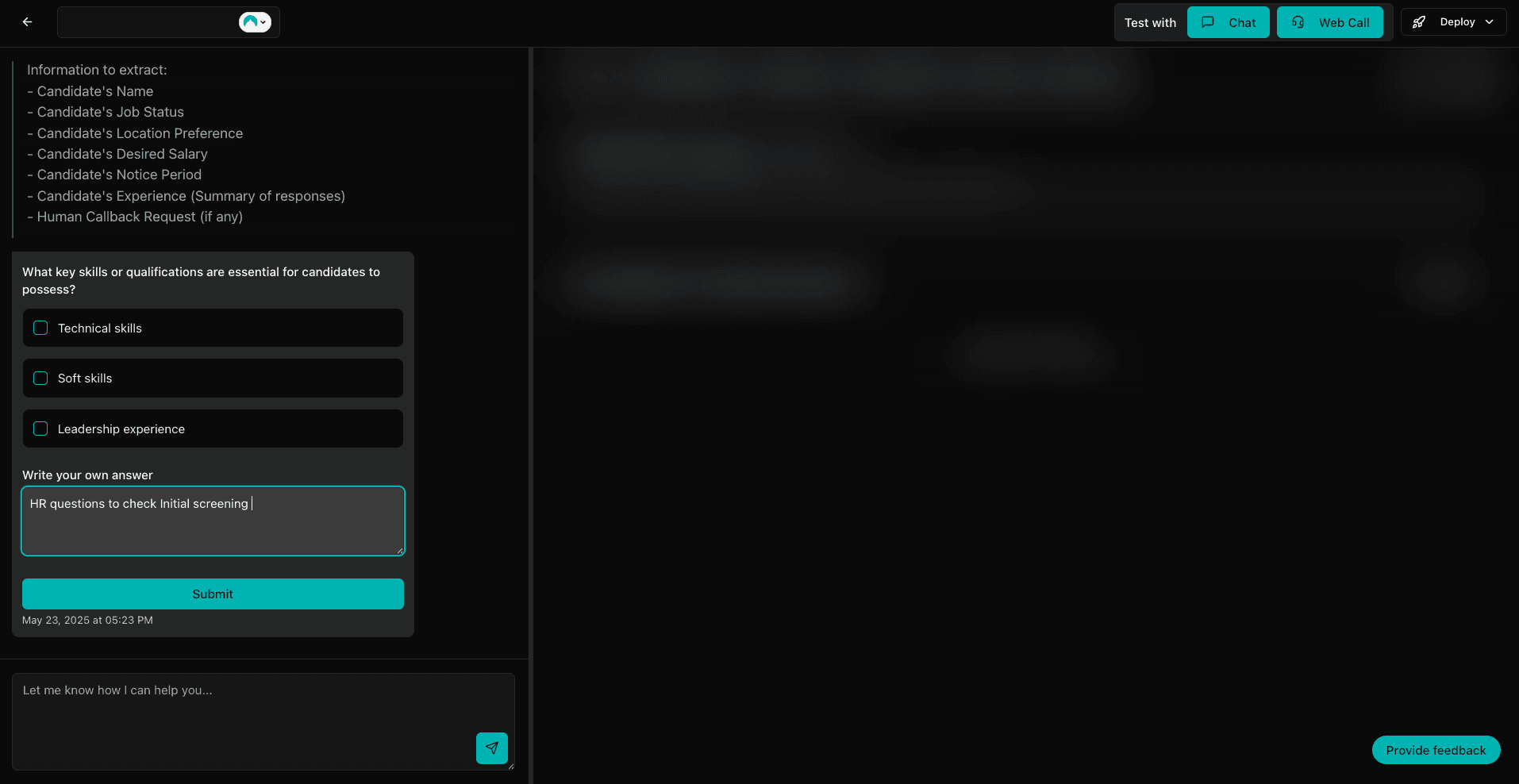 Answering clarifying questions