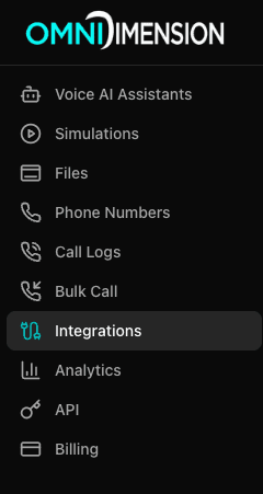 Custom API dashboard integration