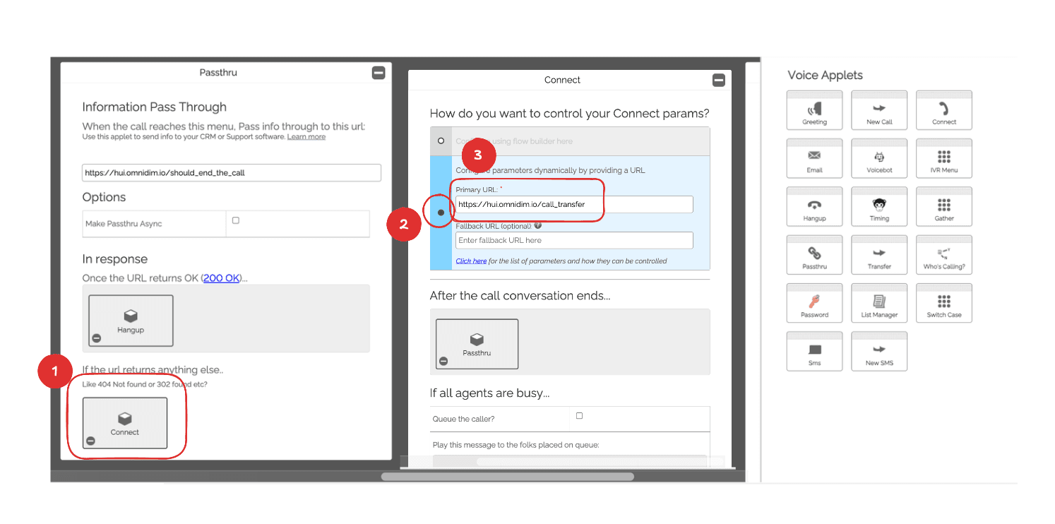 Configure Connect Applet