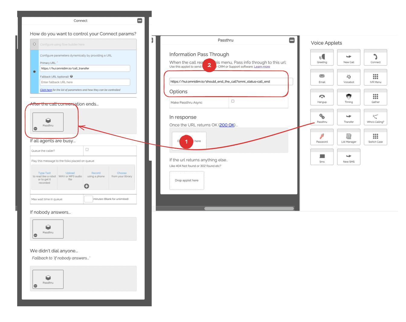 Add Passthru for Call End