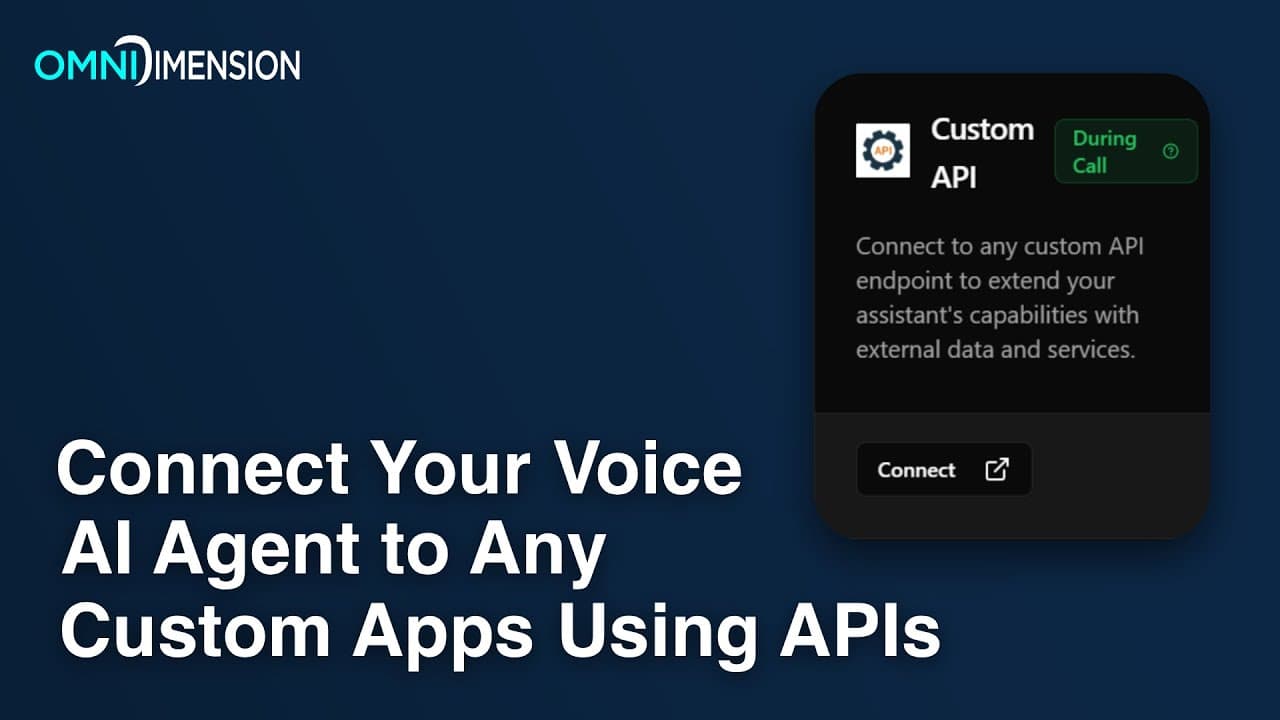 Connect Agent to Custom Apps via API