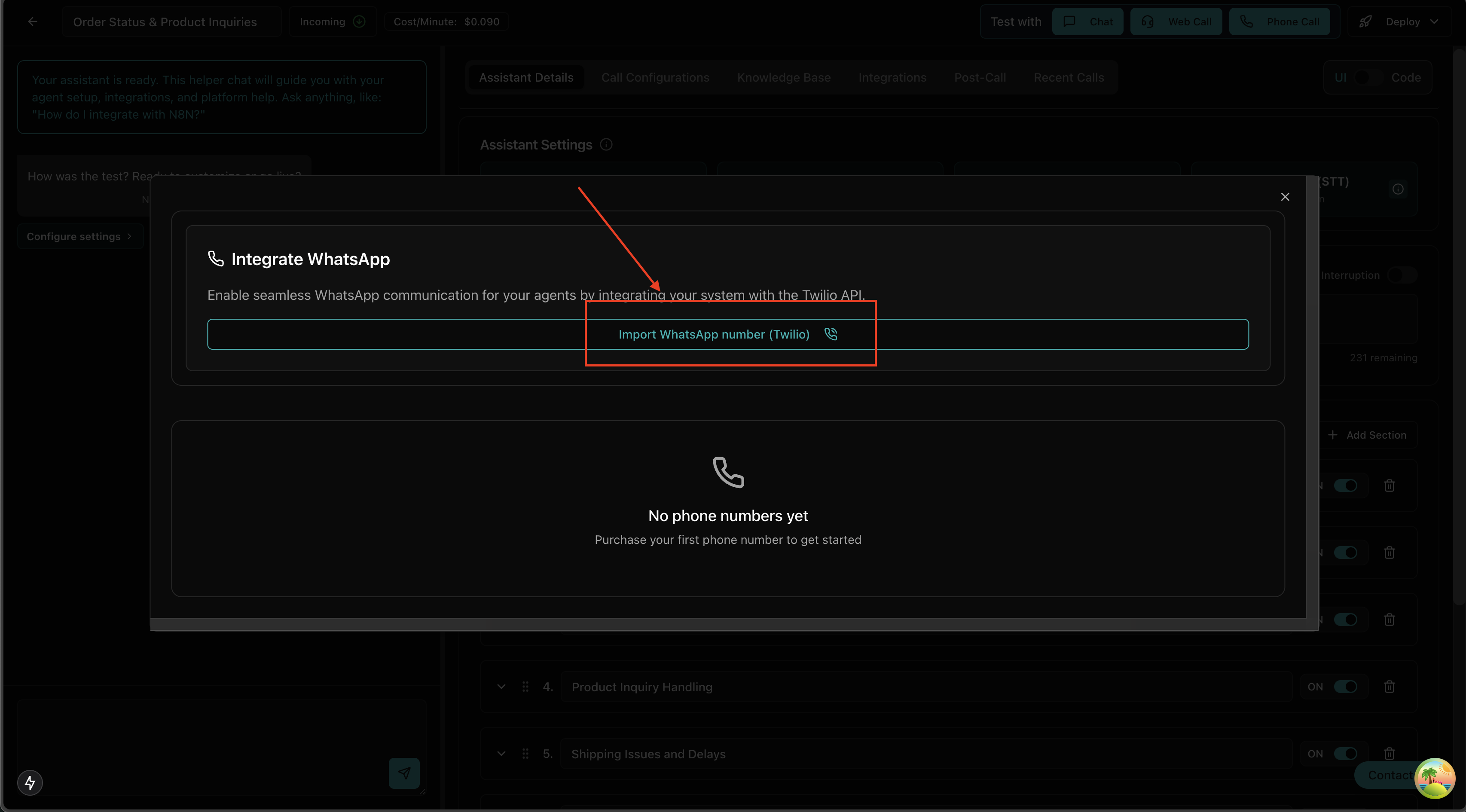 Import WhatsApp Number
